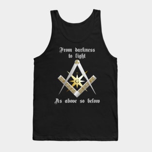 Masonic Symbol Square & Compasses Tank Top